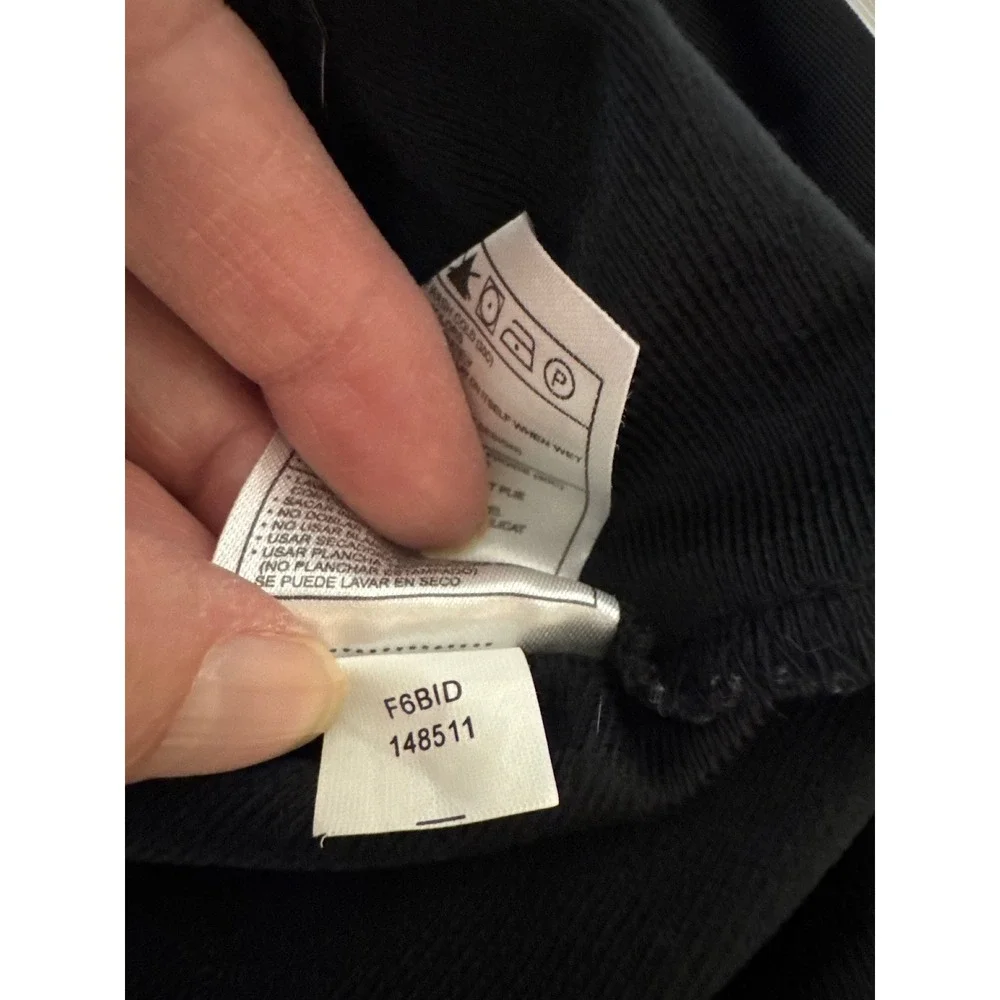 Nike Team Jacket Black Full Zip Track‎ Warm Up Athletic White Stripe